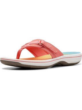 Womens Multi Color Thong Solid Open Toe Rubber Breeze Sea Flip-Flop Casual Shoes